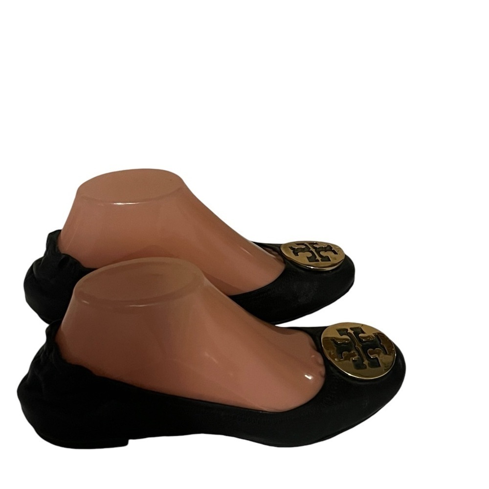 Tory Burch Black Leather Shoes Sz 7